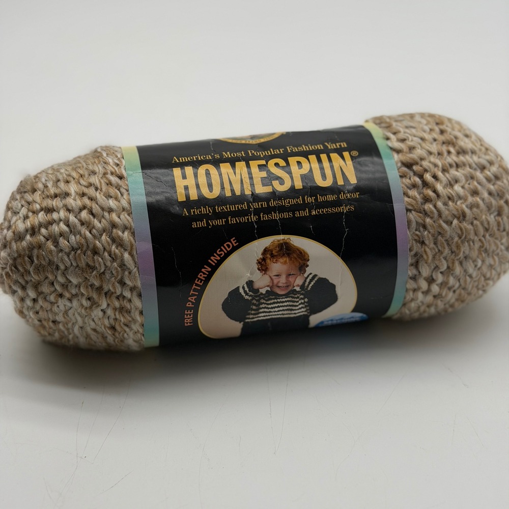 Lion Brand Homespun Yarn 311 Rococo Bulky Textured 6oz 185yds Made in USA
